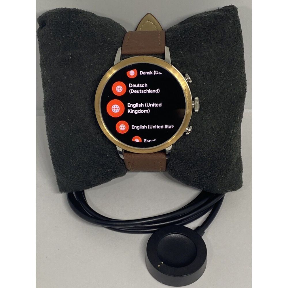 Fossil Gen 4 Authentic Digital Dial Smart Watch Custom Band FTW6016 AB514